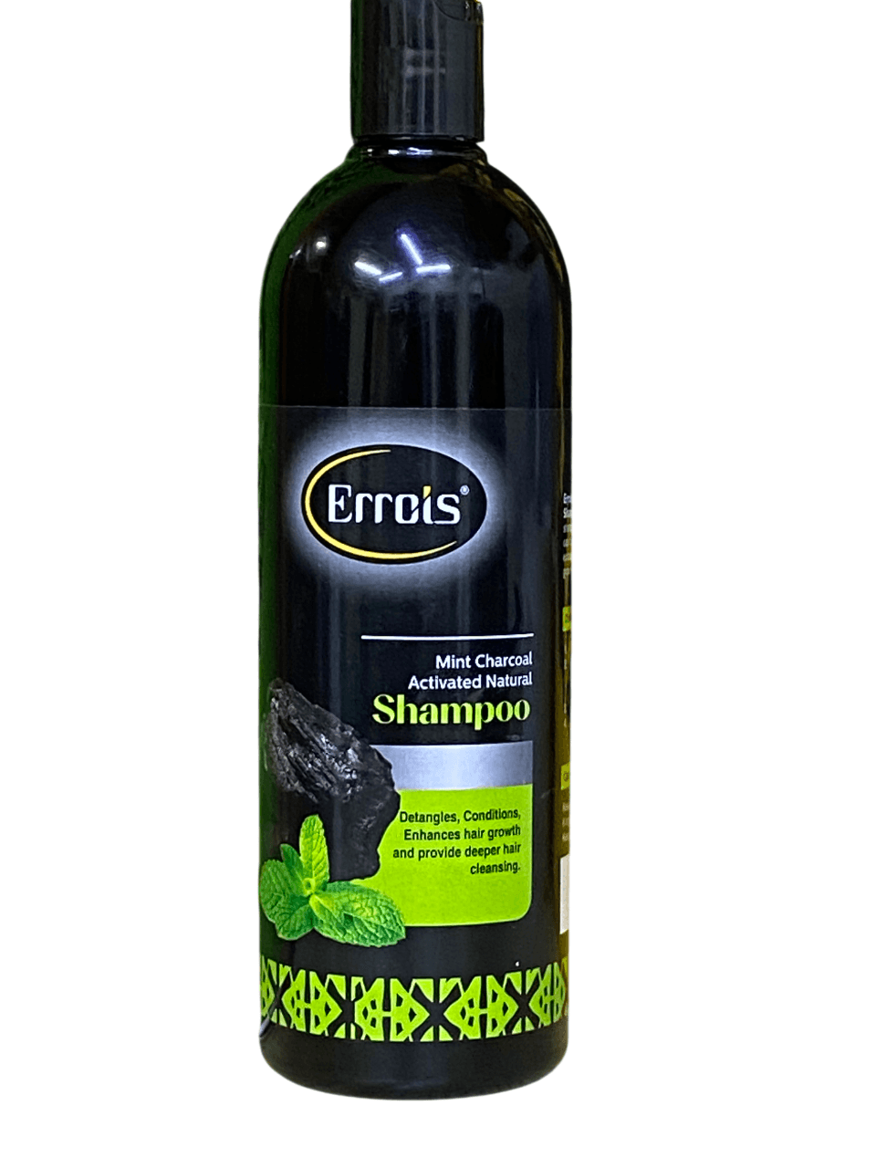 Errols mint charcoal activated natural shampoo