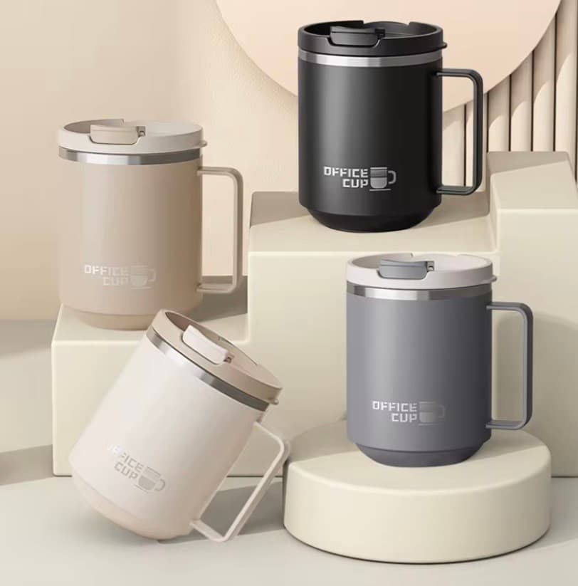 Coffee mugs with lid