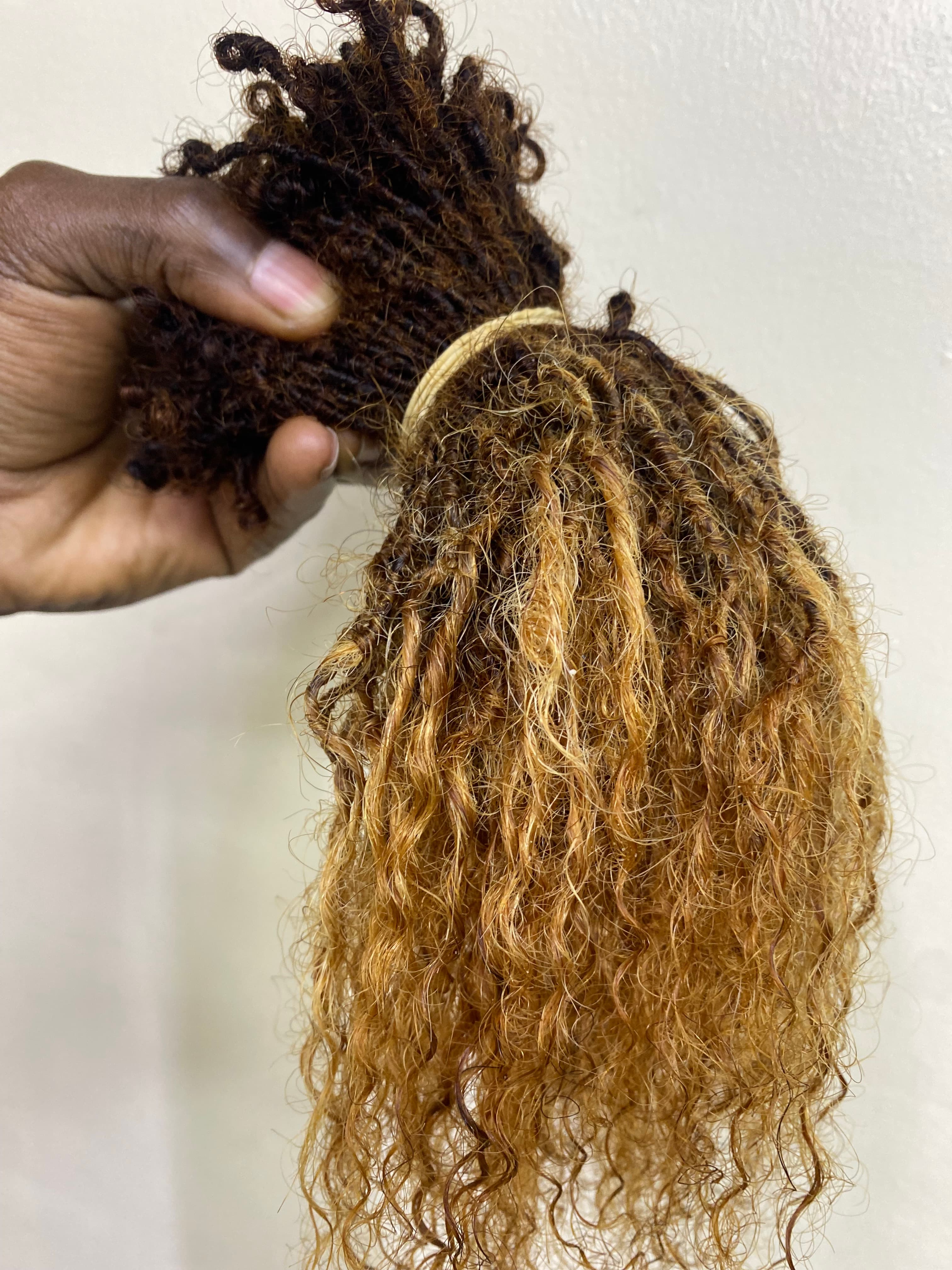 Human hair sisterlocs 8inch color 230/30